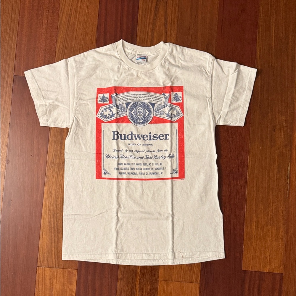 NWT Junk Food Budweiser Classic Tee - Picture 4 of 7